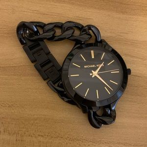Michael Kors Black Chain Watch